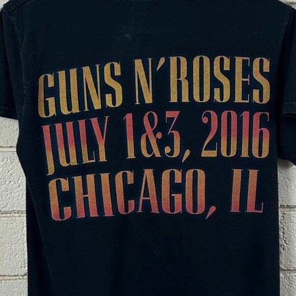 Guns N’ Roses Chicago Black Band Tee size S - Picture 6 of 8